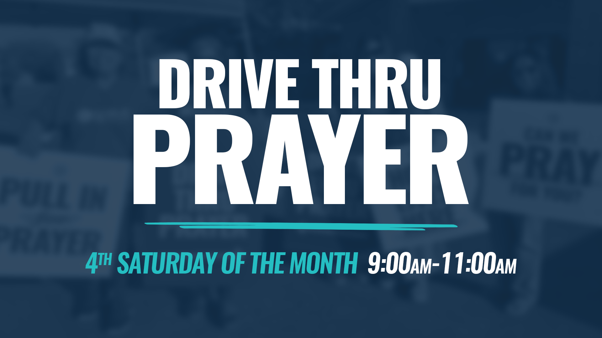 Drive-Thru Prayer